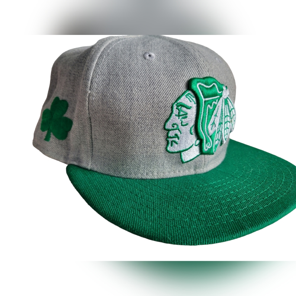 NHL Blackhawks Shamrock Snapback